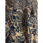 Requirements Womens Jacket Blue Batik Print Sz XL Photo 3