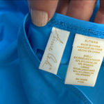 Anne cole  Twist-Front Ruched Tankini Top Swimsuit Blue Size XL‎ NWT Photo 6