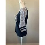 NFL Los Angeles Rams Raglan TShirt Alternate Color Navy Size Small Photo 3