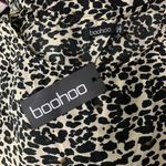 Boohoo Animal Print Ruffle Sleeve Tiered Mini Dress Casual Party 4 Photo 7