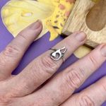 Cat Sterling Silver Ring Size 7 Silver Photo 5