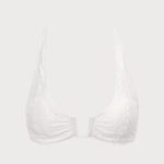 BERLOOK White Jacquard U Photo 3