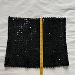 Vintage Black sequin tube top crop top Size medium Photo 5