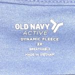 Old Navy Dynamic Fleece Hybrid Hoodie Lighthouse Blue Size 2X EUC Photo 7
