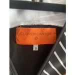 Clover Canyon Clover‎ Canyon Womens Small Dress Tie Waist Front Mod Artsy Abstract Bold Photo 2
