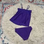Purple tankini swim suit size 12 Size L Photo 3