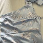 Sachin + Babi Sachin‎ & Babi Blue Floral One-Shoulder Puff Sleeve Maxi Dress – Size 10 NWOT Photo 4