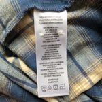 Bass Outdoor Womens Shirt S‎ Blue Bflex Plaid Button Up Pocket Long Sleeve NWT Photo 2