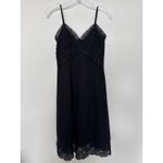 Eliza J New York Black sexy Lace pleated Trim Midi sleeveless Dress Size 4 Petite Photo 13