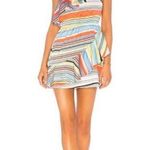 Lovers + Friends Pippa Dress in Aruba Stripe Mini One Shoulder Revolve Ruffle L Photo 0