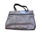 Women's Handbag Satchel Purse Zip Detail One Size CHUNS Brown NWT Photo 4