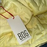 Urban Outfitters NWT BDG X  Charlie Barrel Sleeve Bomber Jacket XS Yellow Photo 3