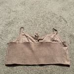 Aerie Crop Top Tie Front oatmeal size XXL Photo 4