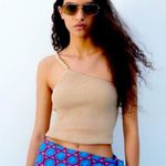 ZARA  NEW Asymmetric Beaded Knit Top Photo 0