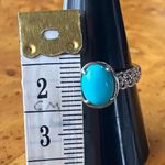 Sleeping Beauty Turquoise Sterling Silver Ring Size 9 Photo 8