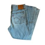 Levi's  Premium Wedgie Straight Fit Cheeky Jean Sz 30X27” (10) Crop Med Wash Photo 4
