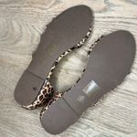 Journee Collection  Leopard Print Dorsay Divina Flat Sandals Size 8 Photo 5