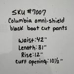 Columbia New  Women's Black Back Beauty Bootcut Outdoor Hiking Pants Size 3XL NWT Photo 14