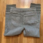 Tribal Womens Jegging Jean Pull on Ankle Embellished in Jungle Sz 4 EUC Green Photo 5