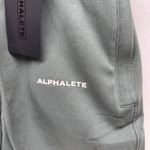 Alphalete  Athletic Shorts Green Drawstring Waist Sweat Shorts Size S Photo 1