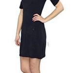 BCBGeneration BCBGMaxazria “GENIE” lambswool sweater dress XS black roll-tab sleeve Photo 1