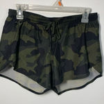Old Navy  Active Women's Go-Dry Lined Camo Print Athletic Shorts Green Small Photo 0