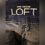 Loft Ann Taylor  Dark Blue Denim Shorts 16 Photo 3