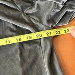 Dylan  Silvery‎ Gray Velvet Puff Sleeve Blouse Size Large Flowy Relaxed Photo 7