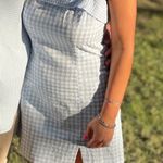 Illa Illa Blue and White Gingham Seersucker sundress🤍💙 size:Medium NWT Photo 4