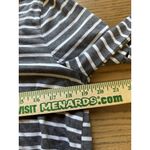 Umgee Size Large Dress Long Sleeve Cotton Blend Lightweight Striped College City Photo 4