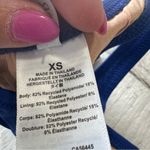 J.Crew  Heritage Scoop Neck Bikini Top‎ NWT size XS in Bright Blue Photo 6