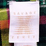 SAVAGE x FENTY Tied Up Tartan Plaid PJ Raw Hem Sleep Shirt, Size XL Photo 2