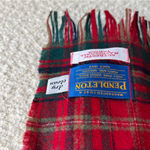 Pendleton  Vintage Women’s 100% Wool Authentic Macdougal  Tartan Plaid Scarf‎ Photo 7