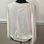 Gimmicks by BKE Gimmicks Buckle Oversized Dolman Lace-Up Top Size X-Small Photo 3