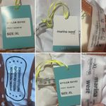 Marina West Brown White Polka Dot Two Piece Swimsuit Set Bikini Sleeve XL NWT Brown Photo 8