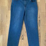 Croft & Barrow Effortless Stretch Blue Denim Jeans Size 14S Photo 7
