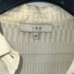 IRO  Alaina textured silk blend blouse size 38 USA 6 Photo 2