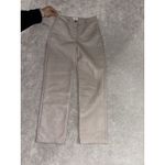 Aritzia Wilfred‎ Women's Sz 4 Melina Vegan Faux Leather Pant Beige Tan Photo 1