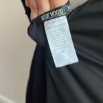 Star Vixen Y2K Black Dress with White Bow Asymmetrical Hem Size 1X Photo 5