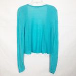 J. Jill Cardigan Cardigan Womens XS Linen Quiet Luxury Career Beachy Nautical Blue Photo 6