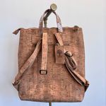 Moda Server Pro Top Handle Backpack Bag Evil Eye Ojo Made In Portugal Travel Tan Photo 3