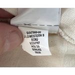 Old Navy Womens Ecru Western Style Button Down Shirt Size S Cotton Western Rodeo Photo 6