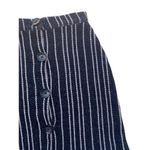 Urban Outfitters Asymmetrical Button Stripe Mini Skirt Small Petite Photo 2
