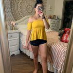 Yellow Off The Shoulder Top Photo 0