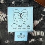 CeCe  Black Lace Mini Dress Photo 1