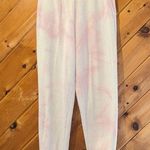 American Eagle big chill pink and white tie-dye jogger sweatpants Photo 0