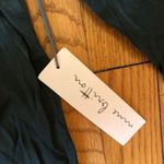 Nine Britton  NWT Women's Dark Green V-Neck Satin Blouse - Size M Photo 3