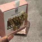 House of Harlow  1960 4 Set 14 KT Gold Plated Earrings Photo 2