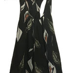 Charming Charlie  Black‎ Sleeveless Floral Tank Top Blouse Photo 0