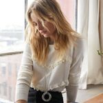 Sézane Andreas Jumper in ecru wool and cashmere XS Photo 4